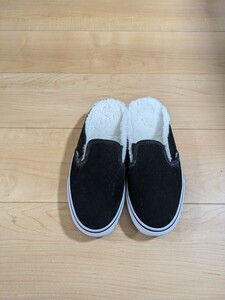 VANS 暖かスリッポン ブラック 23.5 送料無料 ユニセックス