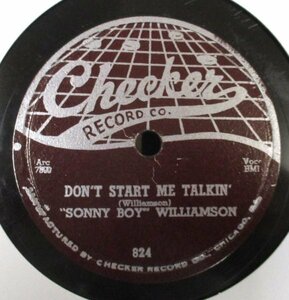 BLUES 78rpm ● Sonny Boy Williamson Don