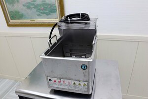 送料無料！19年製 超美品！ホシザキ星崎 厨房業務用 電気フライヤー 1槽式 8Ｌ ミニ卓上タイプ FL-8TB 単相200V 揚げ物天ぷら 2.5kw