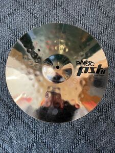 3) PAISTE pst8割れシンバルリペア品16インチ ROCK CRASH