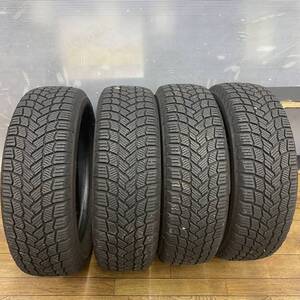 No108　ミシュラン エックスアイススノー 185/60R15 2022年製 X-ICE SNOW 8分山　中古 スタッドレス 冬タイヤ 15インチ