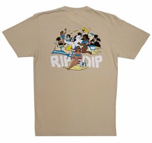 Ripndip Spring Break T-Shirt Tan S Tシャツ