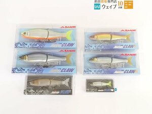 ガンクラフト×エイムス ジョインテッドクロー 178 タイプF・ジョインテッドクロー 128 F 等計6個未使用 ビッグベイト セット