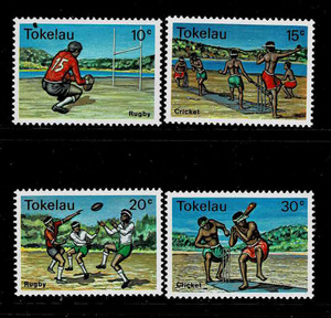 トケラウ諸島 1978年 スポーツ（ラグビー他）切手セット