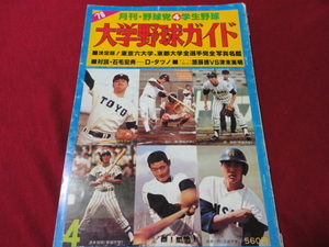 月刊野球党　学生野球　’78大学野球ガイド