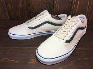 ★VANS バンズ US企画 OLD SKOOL オールドスクール チーム ウェルネス 白×緑 28.0ｃm 未使用品 検 SK8 ハーフキャブ スリッポン ERA