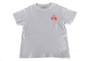 【初期】00s BAL プリントTシャツ M 杢グレー 灰色 両面プリント 半袖 TEE カットソー BALANCE バランス バル 裏原 スケート ware design