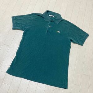 3922☆ Lacoste ラコステ トップス 半袖 ポロシャツ テニスシャツ カジュアル メンズ 3 グリーン