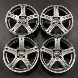 RAYS FOUNDRY TRD TF1 レイズ ファウンドリー 15×6.5J 4H100 +28 中古品 4本 直接の受け渡し可能 (RK)