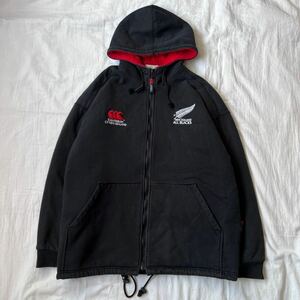 Canterbury カンタベリー　パーカー ジップアップ スウェットAll Blacks ブラック 黒 