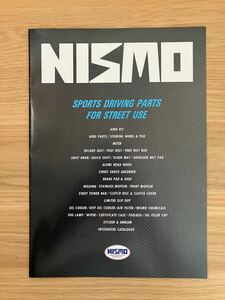  【希少】NISMO PARTS CATALOGUE ニスモ パーツ カタログ 旧ロゴ R32 GT-R Z32 S13 S14 AERO MUFFER METER 180SX