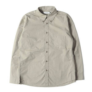 NONNATIVE シャツ サイズ:1 24AW コットンタイプライター ボタンダウンシャツ (DWELLER B.D. SHIRT COTTON TYPEWRITER) カーキ