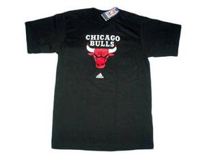 シカゴブルズchicago bullsアディダス TシャツsizeXL adidas 黒