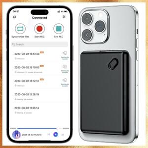 磁気吸着 ボイスレコーダー 64GB内蔵 60時間連続使用可能 録音 レコーダー 通話録音 電話録音 icレコーダー 小型 長時間録音