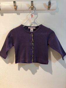 ◆ ボンポワンBonpoint 　4ヶ月◆cotton カーディガン◆1126jan