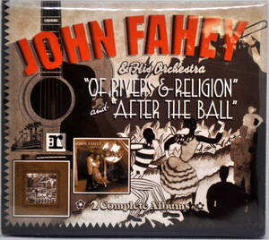 JOHN FAHEY　ジョン・フェイヒー　／　　★OF RIVERS & RELIGION ★AFTER THE BALL　２アルバム　１CD　紙スリーブ入り