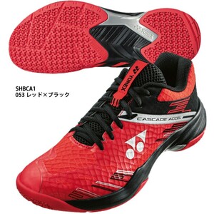 【SHBCA1(053)27.0】YONEX(ヨネックス) バドミントンシューズ カスケードアクセル カラー レッド/ブラック 新品未使用 