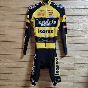 支給品 Tarteletto-Isorex　エアロスキンスーツ　2021　XS　長袖　自転車　ロードバイク　ワンピース　TTスーツ　AEROSUITSKINSUIT Road