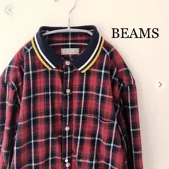 ビームス 長袖チェックシャツ　Mサイズ　BEAMS