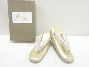 ys7069084; 紗織　ZULEN　おしゃれ和装草履(Mサイズ：約23センチ)【新品】【着】