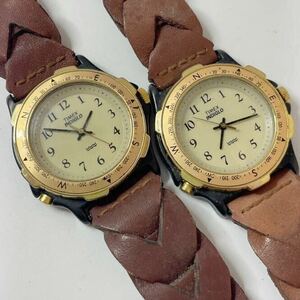 ●時計ジャンク● ２本まとめ売り　TIMEX INDIGLO 必ず説明文お読み下さい　33