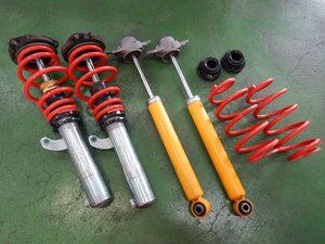 ◆1KBLX　車高調◆V-MAXX COILOVER KIT◆ゴルフ　GOLF5　一台分　サスキット　抜け無し/固着無し　【24070215】