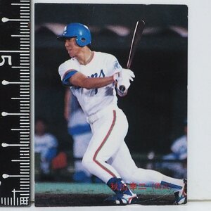 89年 カルビー プロ野球カード No.339【秋山 幸二 外野手 西武ライオンズ】平成元年 1989年 当時物 Calbeeおまけ食玩BASEBALL【中古】