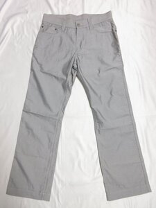 美品【EPOCA UOMO エポカウォモ】8VS52-657-06 薄手 織柄 コットンパンツ (メンズ) size44 ライトグレー系 □17MPA2153□