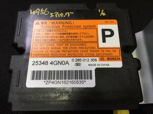 日産 GT-R R35 25348 6AV0A 253486AV0A エアバッグ コンピューター ECU 修理します。保証付き。 エアーバック ポップアップ AB14057