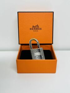 HERMES カデナ シルバー 南京錠 チャーム エルメス シェーヌダンクル アクセサリー ケリー 66番