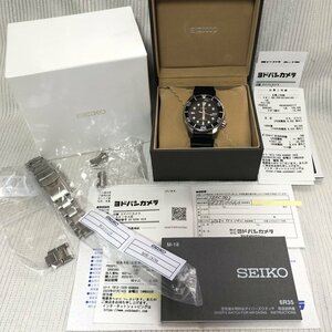 1円～ 極上 SEIKO セイコー 保証期内 プロスペックス スモウ SBDC083 ダイバー 6R35-0040 AUTO 自動 ラバー 純正ブレス付 IW406BT04SK_PRS