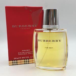 ★E09419【ほぼ未使用品】BURBERRY バーバリー/香水/FOR MEN/オードトワレ/100ml す