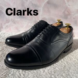 Clarks クラークス ストレートチップ ビジネスシューズ フォーマル 黒 7.5