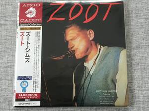 ズート・シムズ ズート 日本盤 紙ジャケCD ZOOT SIMS UCCC-9002