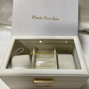 未使用　ポンテヴェキオ　ponte vecchio 鍵付き　ジュエリーケース　ジュエリーボックス　ジュエリー収納