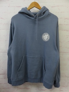 HUF ハフ REGIONAL PUFF HOODIE パーカー フーディー 裏起毛 ブルー L 991821582