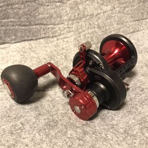 ※動作良好 ダイワ シーライン LD400-II 2スピード レバードラグ DAIWA SEALINE (検索 ソルティスト ソルティガ キャタリナ ベイトリール )