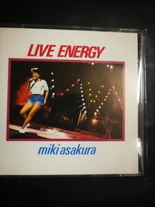 麻倉未稀　美品　LIVE ENERGY　2023 0610出品　70年代～90年代専門CDショップ　匿名迅速発送 曲目画像掲載 送料無料