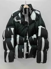 NIKE ナイキ Down Filled Jacket In All Over ダウンジャケット サイズS ブラック×ホワイト メンズ冬物