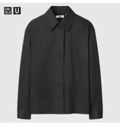 ユニクロ UNIQLO コットンサテンシャツジャケット