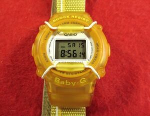 GS5K3）★完動腕時計★CASIO カシオ BABY-G Gショック系★BG-3 黄色