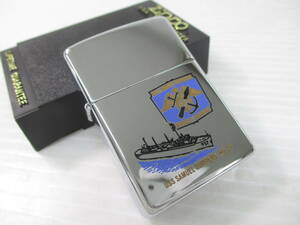 2410606-012 zippo ジッポ オイルライター アメリカ海軍 U.S.S.SAMUEL GOMPRES AD-37 ケース付③