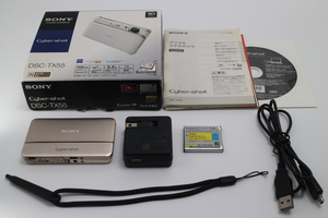 4540- ソニー SONY Cyber-shot DSC-TX55 ゴールド