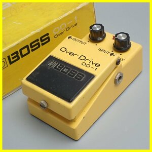 ★BOSS/ボス OD-1 オーバードライブ/エレキギター用エフェクターペダル/付属品有り/1978年製/ヴィンテージ&1724500007