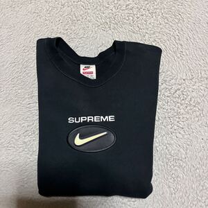 20aw Supreme NIKE Jewel Crewneck スウェット　クルーネック　s 黒　ブラック　Logo