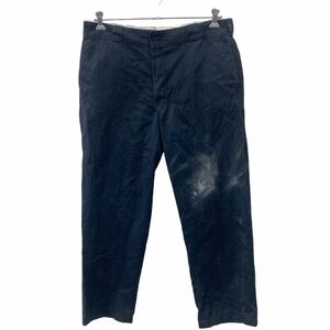 Dickies ワークパンツ チノパンツ W38 ディッキーズ ブラック 古着卸 アメリカ仕入 2409-278