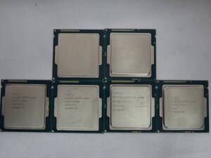 ★Intel / CPU Core i5-4430×2個、i5-4440×2個、i5-4460×2個 起動確認済！★CPUi5 計6個セット！！ジャンク！！