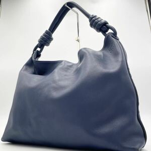 1円 LOEWE【美品】フラメンコ ホーボー アナグラム ハンドバッグ ワンショルダー トートバッグ 肩掛け ロエベ A4 大容量 PC 書類