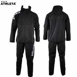 1677253-ATHLETA/軽量ストレッチ ウーブン トレーニングウェア 上下セット メンズ/L