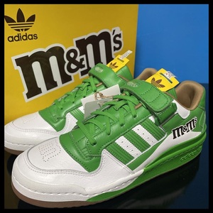 28.5cm ★新品 M&Ms × adidas FORUM LO 84 アディダス × エムアンドエムズ フォーラム ロー 84 スニーカー グリーン 緑 コラボ GY6314